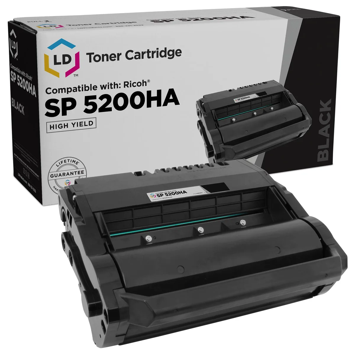 LD Products LD Products Remanufactured Toner Cartridge 406683 Black for Ricoh SP 5200 5210 Series — product photo