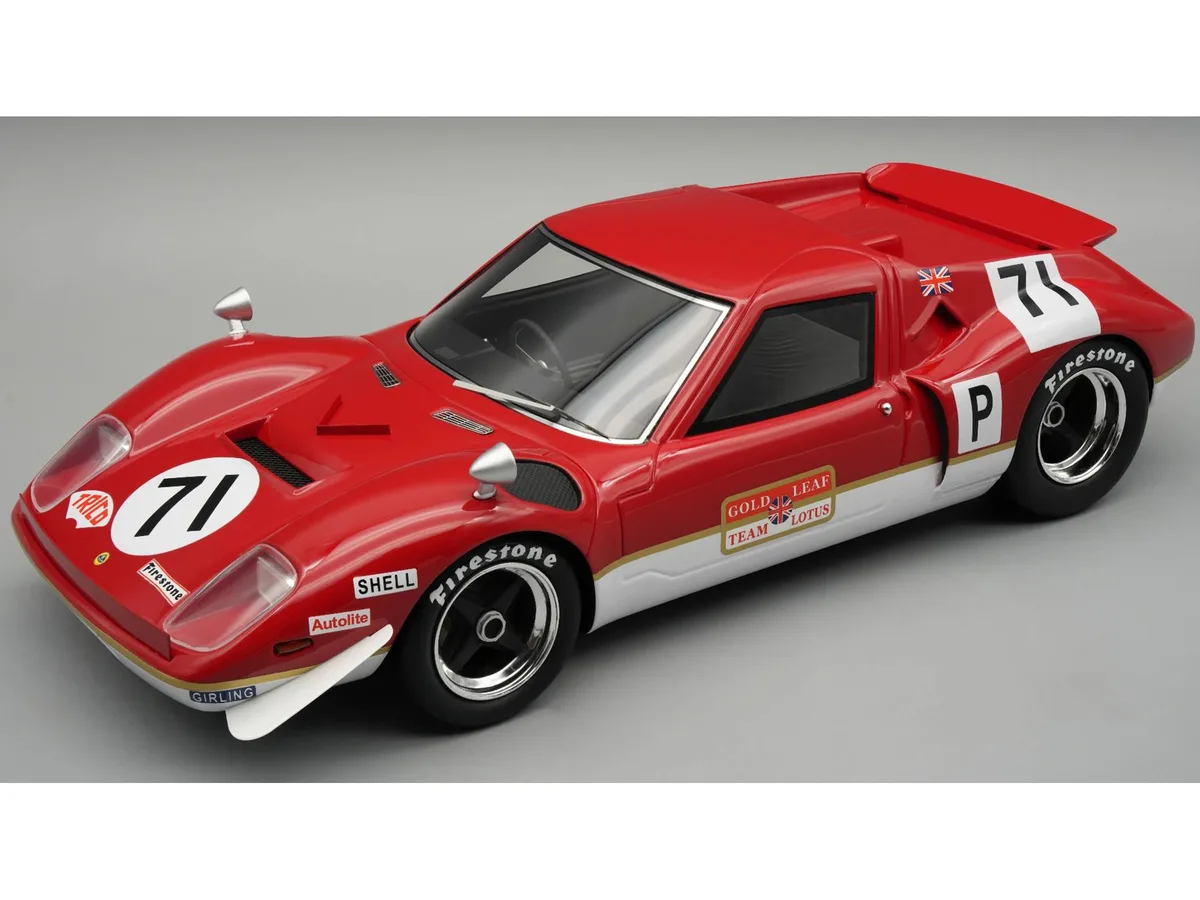 Tecnomodel Tecnomodel Lotus 62 #71 Gold Leaf Brands Hatch 1969 Mythos 1/18 LE 55 hobby collectible — product photo