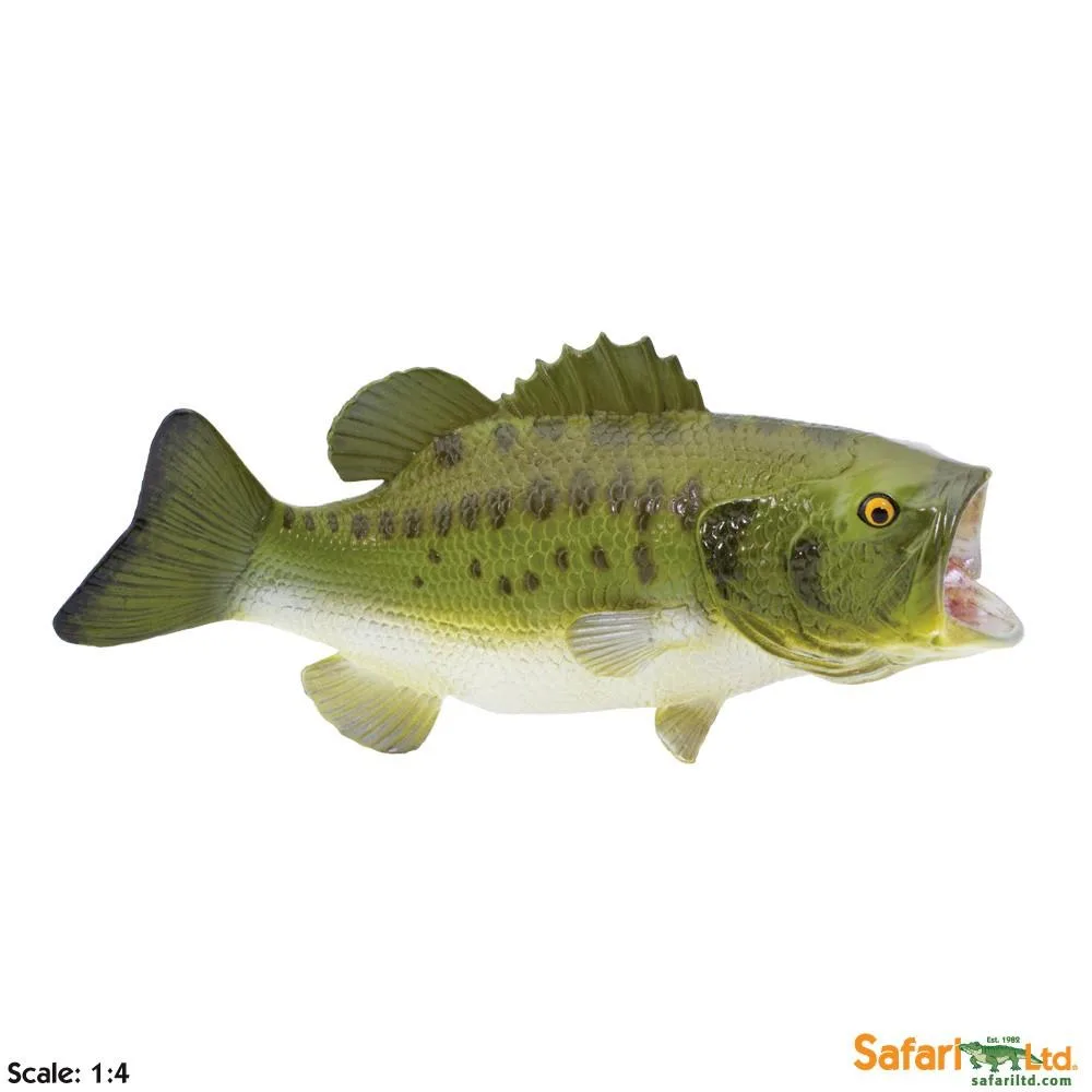 Safari Ltd. Safari Ltd. Incredible Creatures Largemouth Bass 6" Educational Figure — product photo