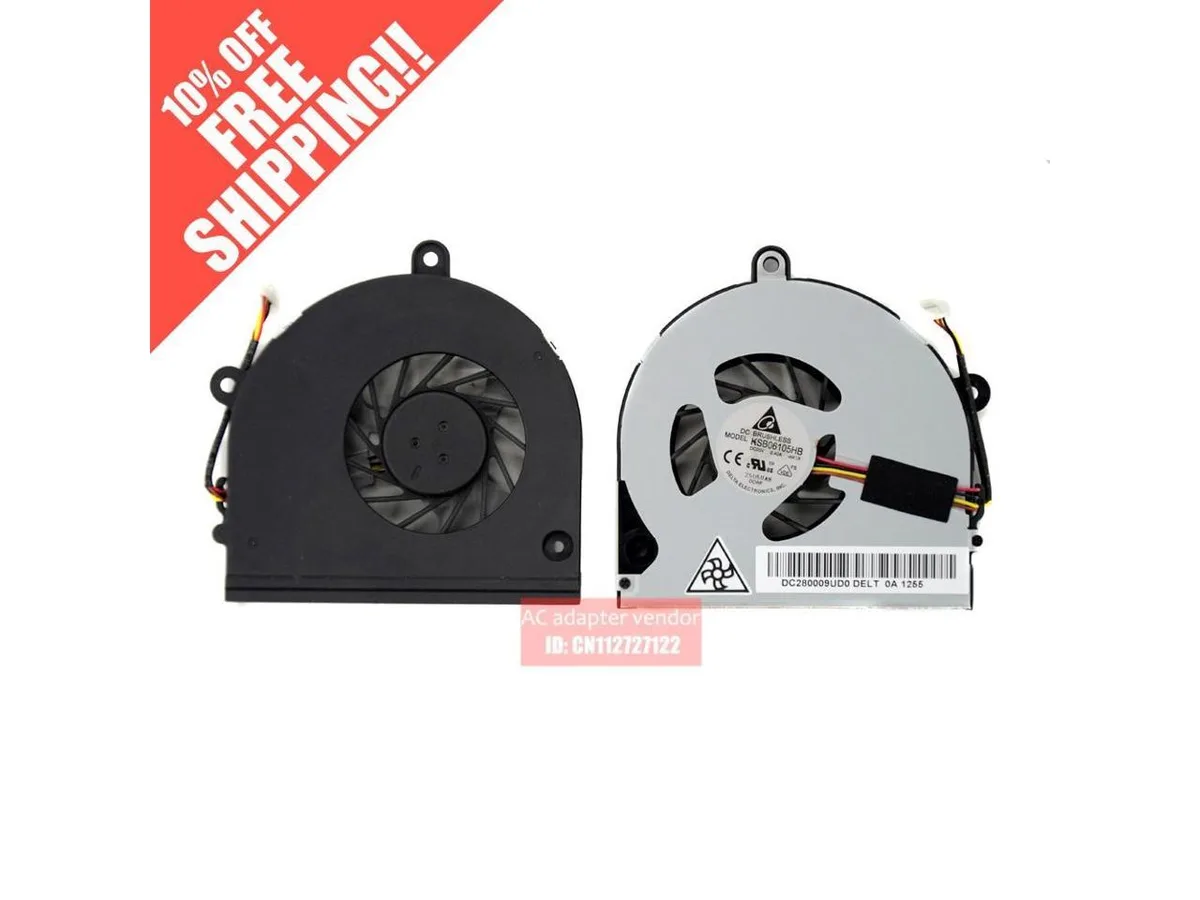 Small black laptop cooling fan for Lenovo C240 and C245 models