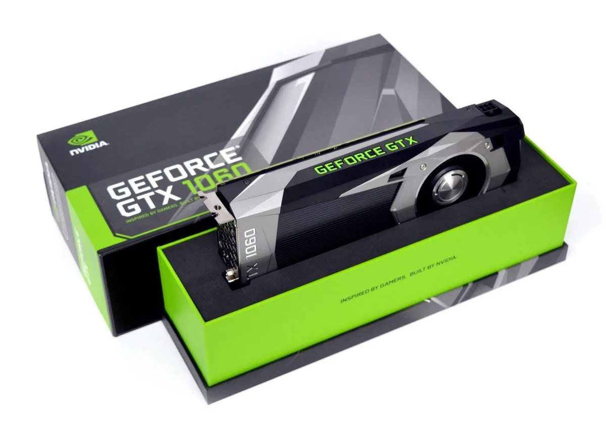 NVIDIA NVIDIA GeForce GTX 1060 Founders Edition 6GB graphics card — product photo