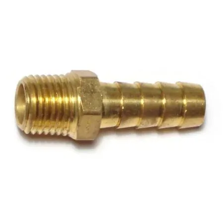 MIDWEST FASTENER CORP MIDWEST FASTENER CORP 66508 Brass Hose Barbs 6PK — product photo
