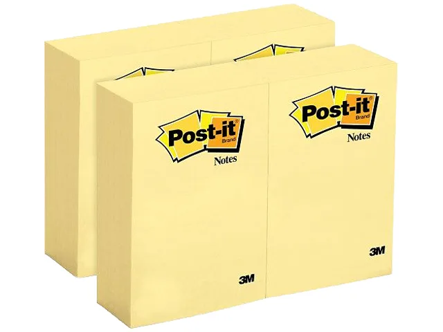 3M 3M 659YWBD Post-it Notes Yellow 4 x 6 in 12 Pack — product photo