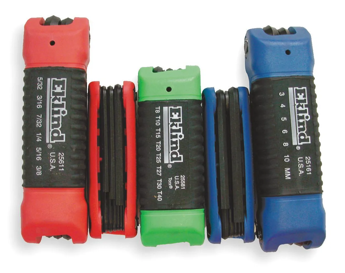 Eklind Eklind 25036 Folding Hex/Torx Key Set nutdriver — product photo