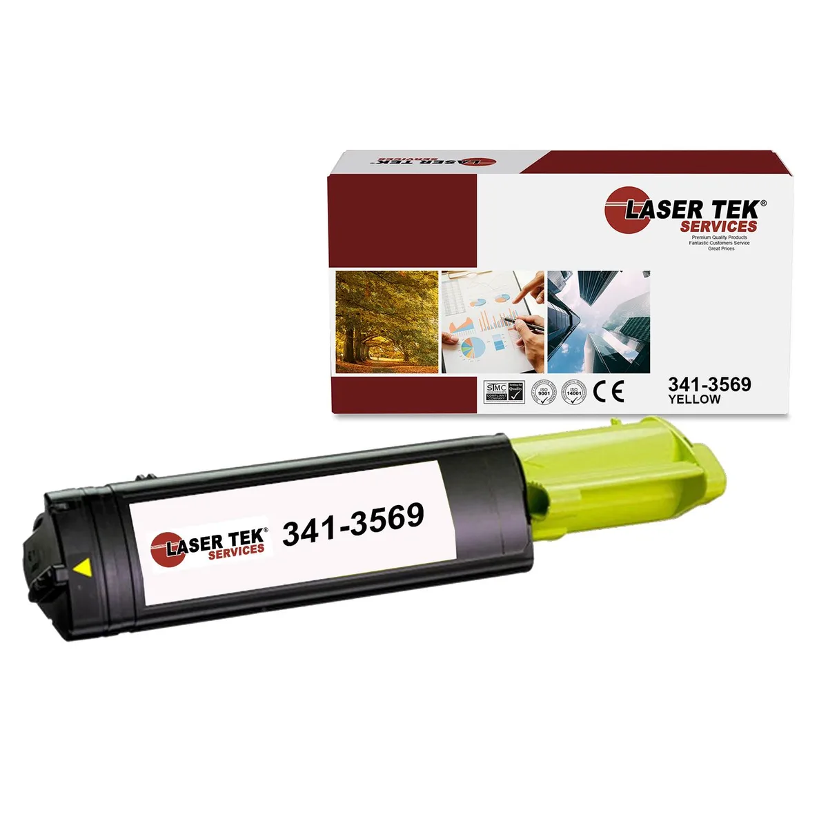 Laser Tek Services Laser Tek Services Yellow Toner Cartridge 341-3569 Dell 3010 4000 Pages — product photo