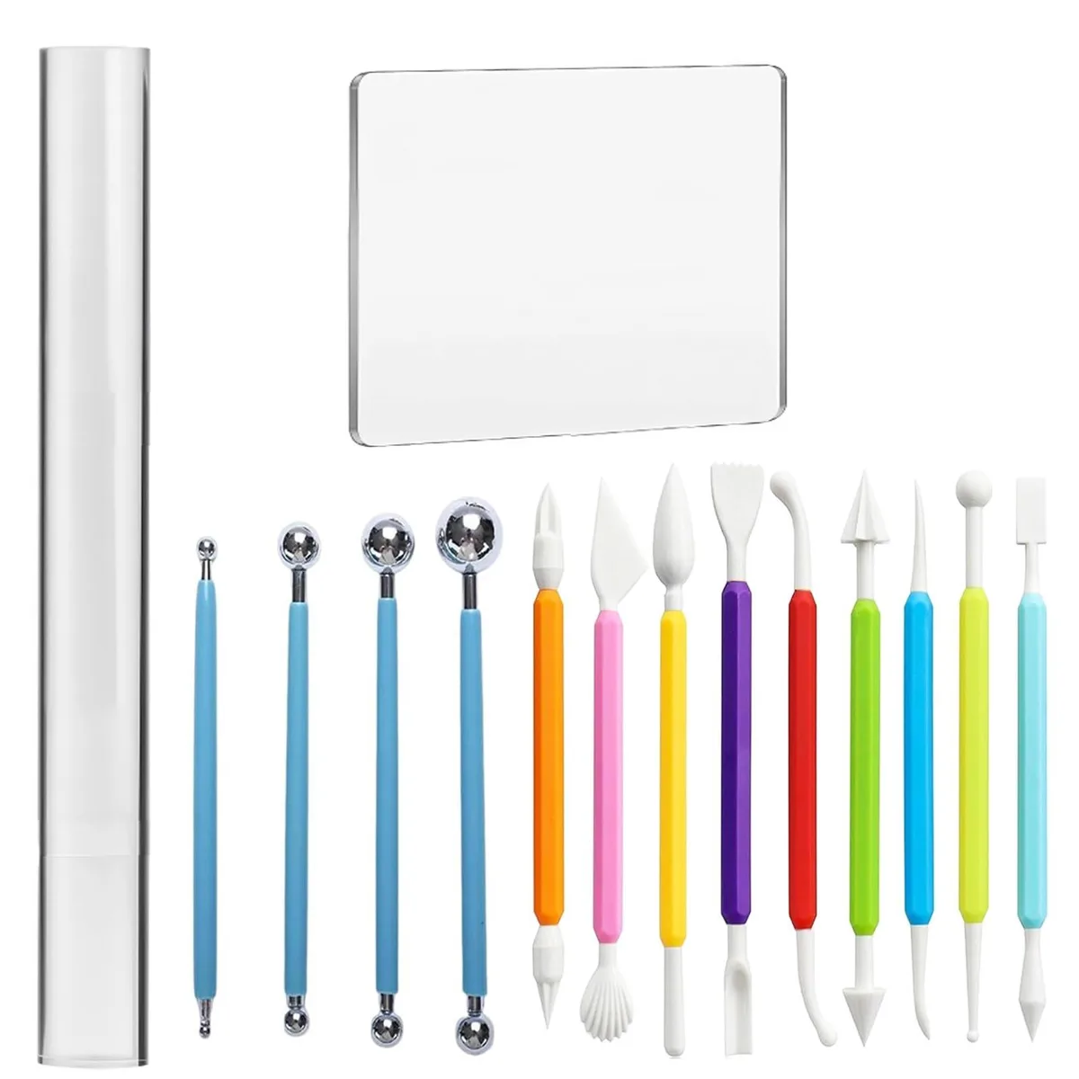 Wolwefa Clay Tools Kit 15-piece set — product photo