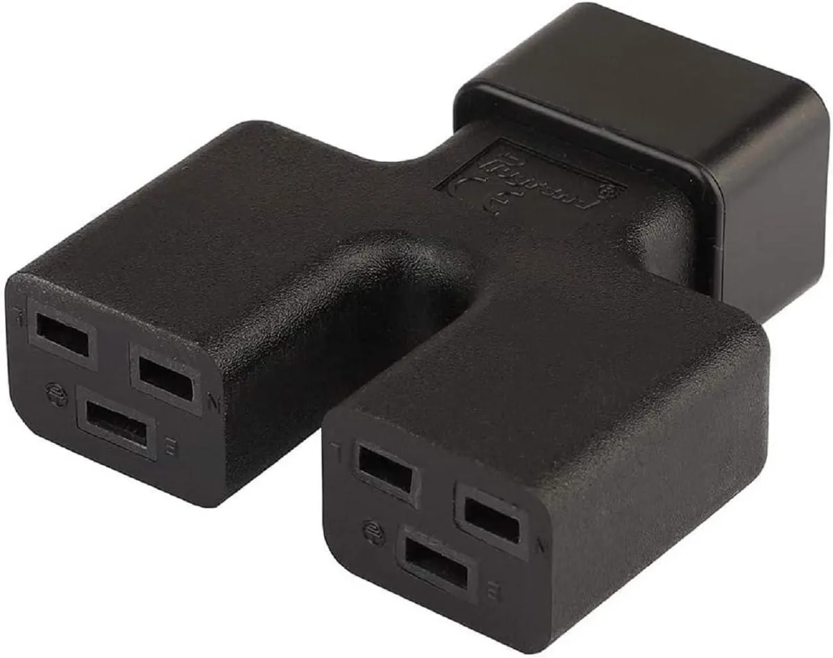 TeKit TeKit C20 to Dual C19 Y Splitter Power Extension Cord — product photo