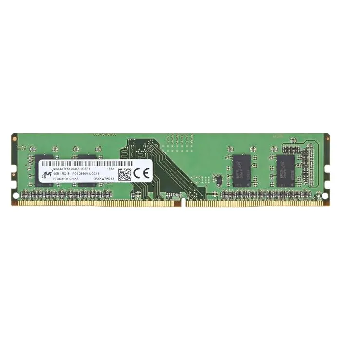Micron Micron MTA4ATF51264AZ-2G6E1 DDR4 4GB UDIMM video accessory — product photo