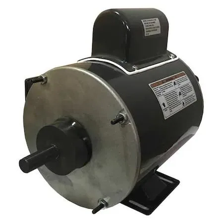 Dayton 1 hp direct-drive blower motor, totally enclosed air-over housing