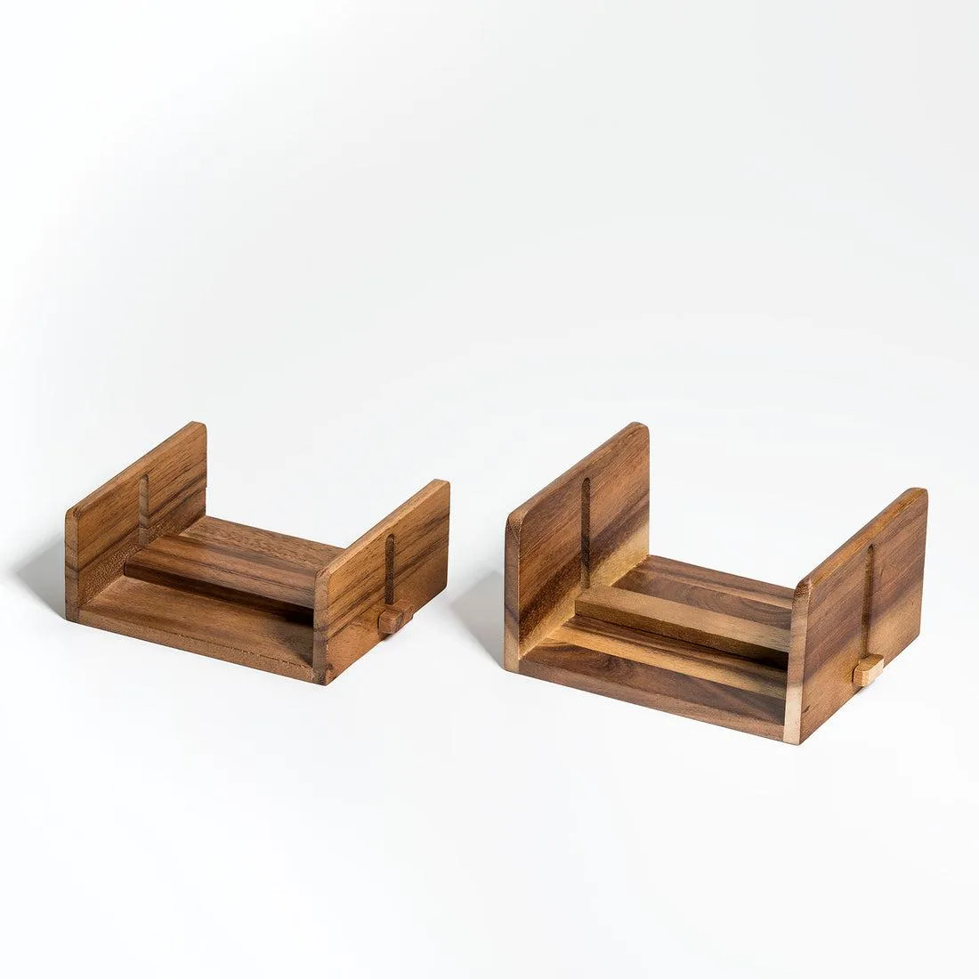 Kalmar Home Kalmar Home Luncheon Napkin Holder 6" x 6" Acacia Wood — product photo