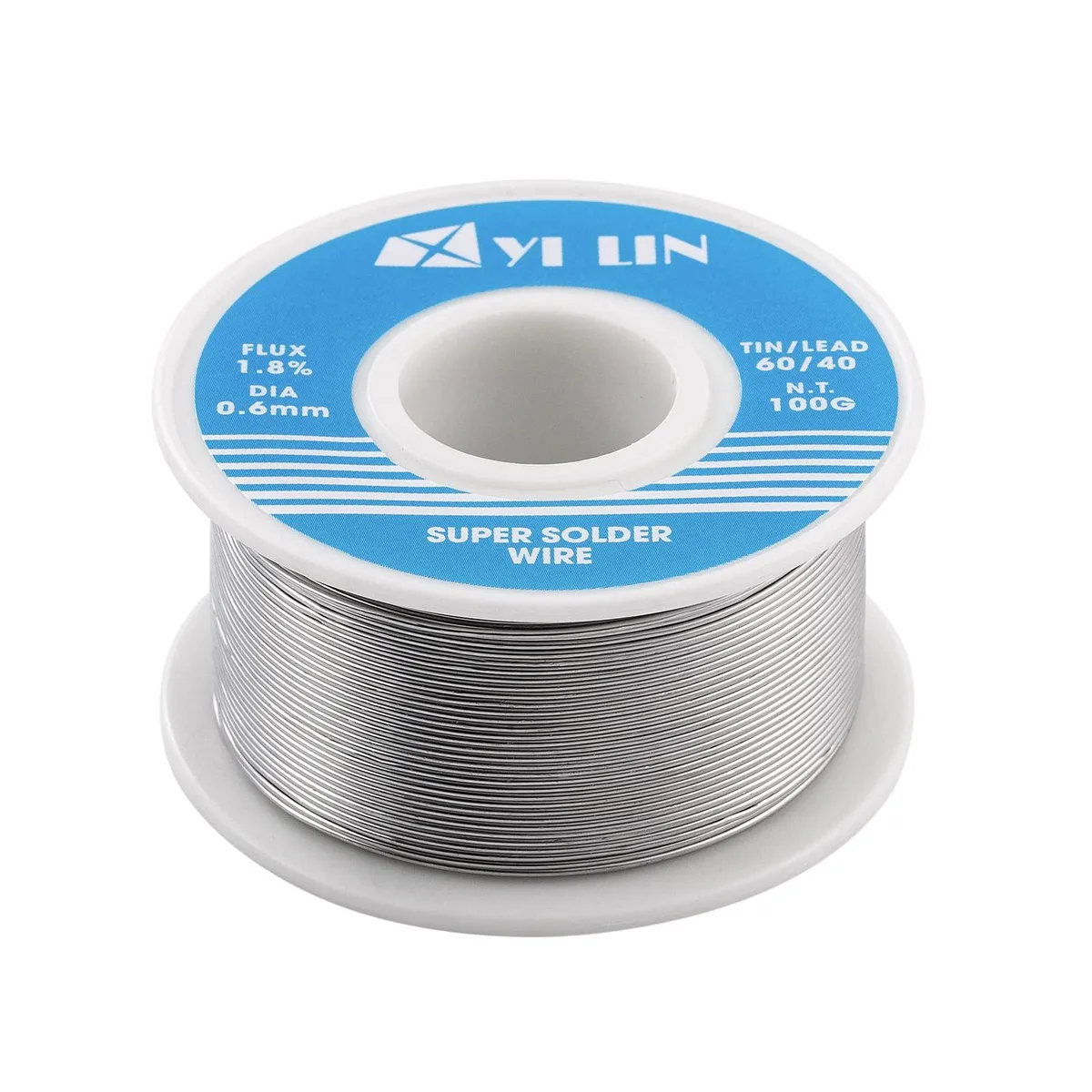  60/40 Solder 100g Tin Lead Rosin Core Solder Wire 0.8mm — product photo