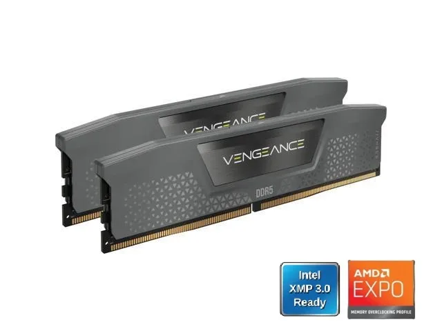 Corsair Corsair CMK64GX5M2D6000Z40 Vengeance 64GB (2 x 32GB) DDR5 6000 CL40 desktop RAM — product photo