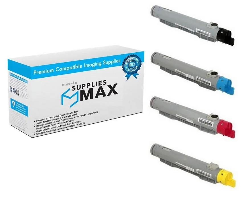 SuppliesMax SuppliesMax XER106R0067MP High Yield Toner Cartridge Combo Pack (BK/C/M/Y) 8000 pages — product photo