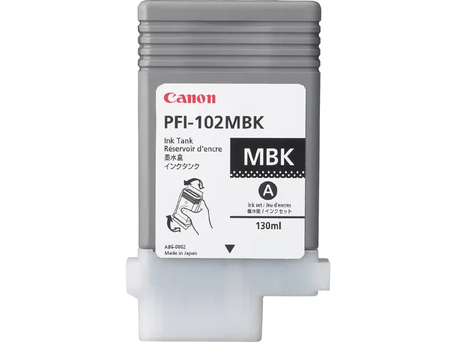 Canon Canon 0894B001AA PFI-102 Matte Black ink cartridge — product photo