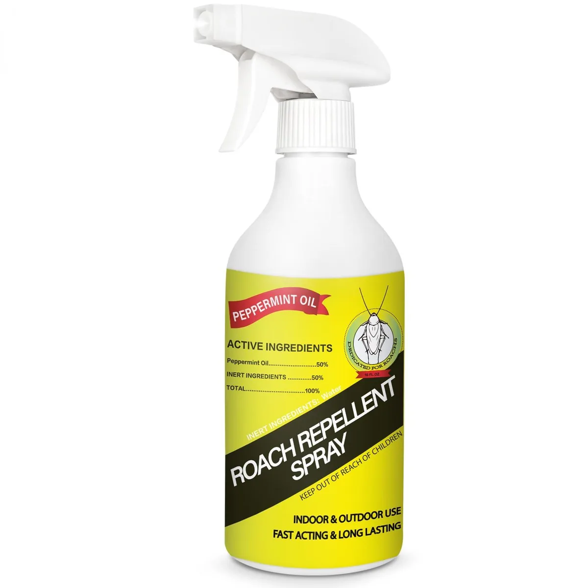 16oz peppermint oil spray bottle for pest control