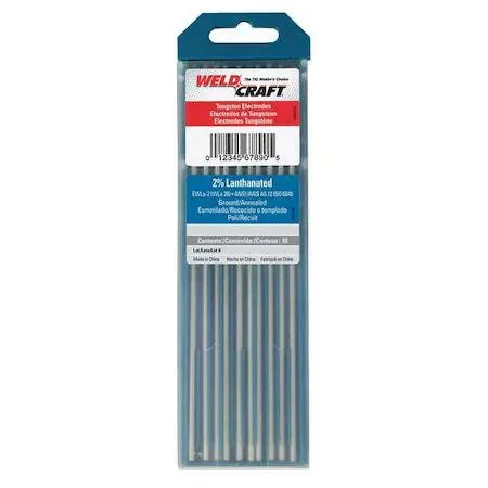 Miller - Weldcraft Miller - Weldcraft WL2040X7 Tungsten Electrode 2% Lanthanated .040" Dia — product photo