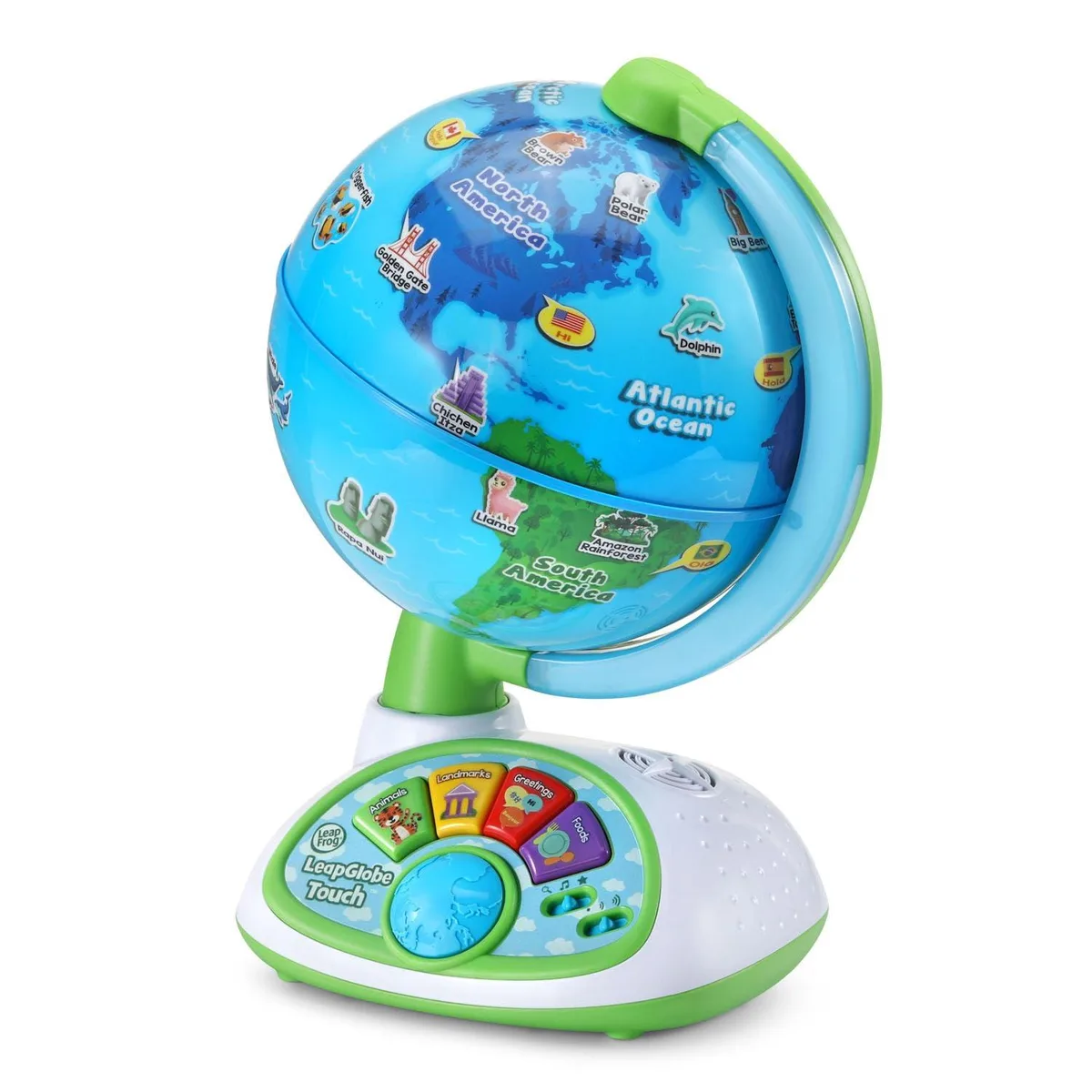  LeapGlobe Light-Up Touch Interactive Globe 48 Touch Points Electronics for Kids — product photo