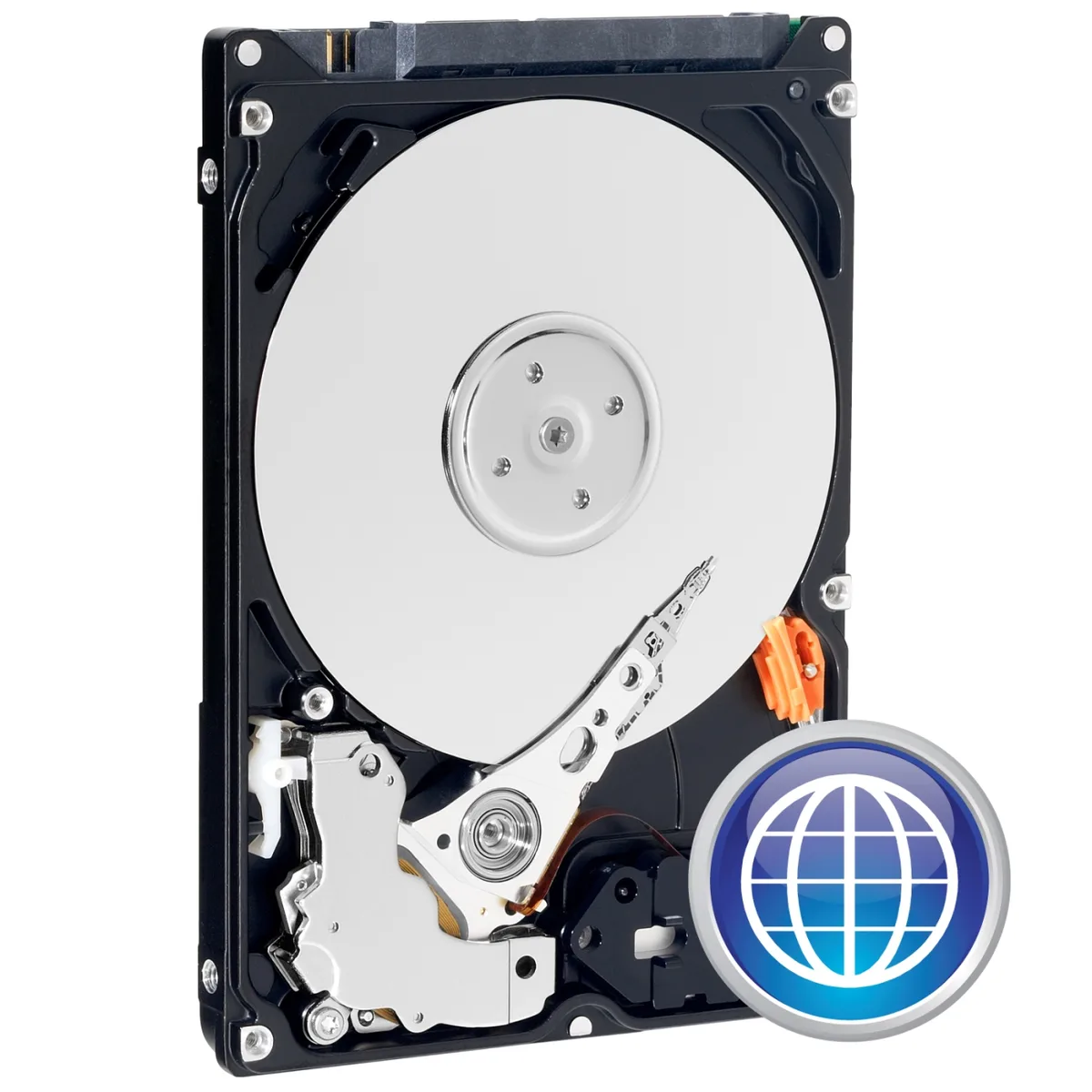 Western Digital Western Digital WD800BEVE 80GB 5400 RPM 8MB PATA 2.5" laptop hard drive — product photo