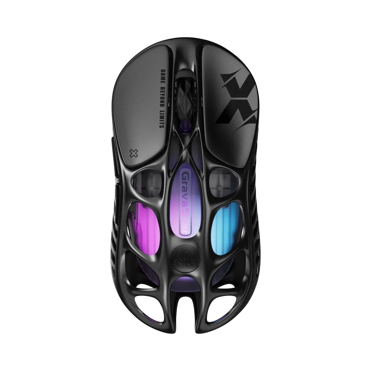 GravaStar GravaStar Mercury X Galaxy Black Gaming Mouse 49g PAW 3950 32000 DPI 1000 Hz — product photo