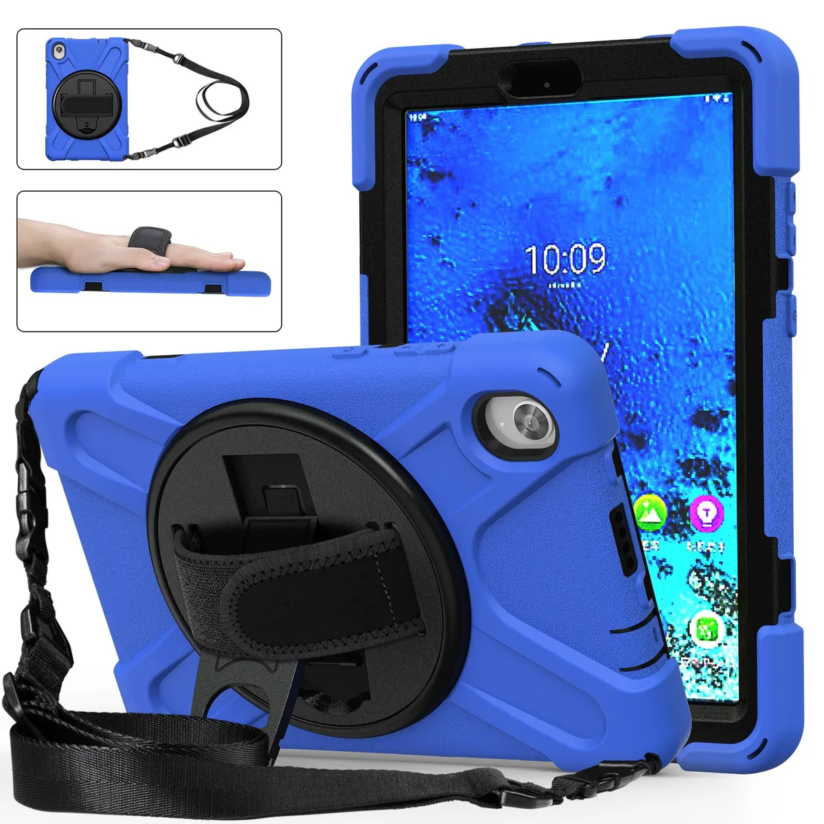 BONAEVER BONAEVER Shockproof Case for Lenovo Tab M8 HD 8.0 Inch 2020 TB-8705F TB-8705N Blue — product photo