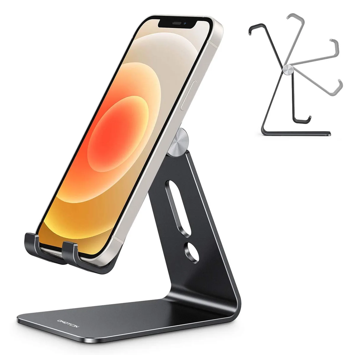 Motion Samsung Gala Aluminum Cell Phone Stand Black — product photo