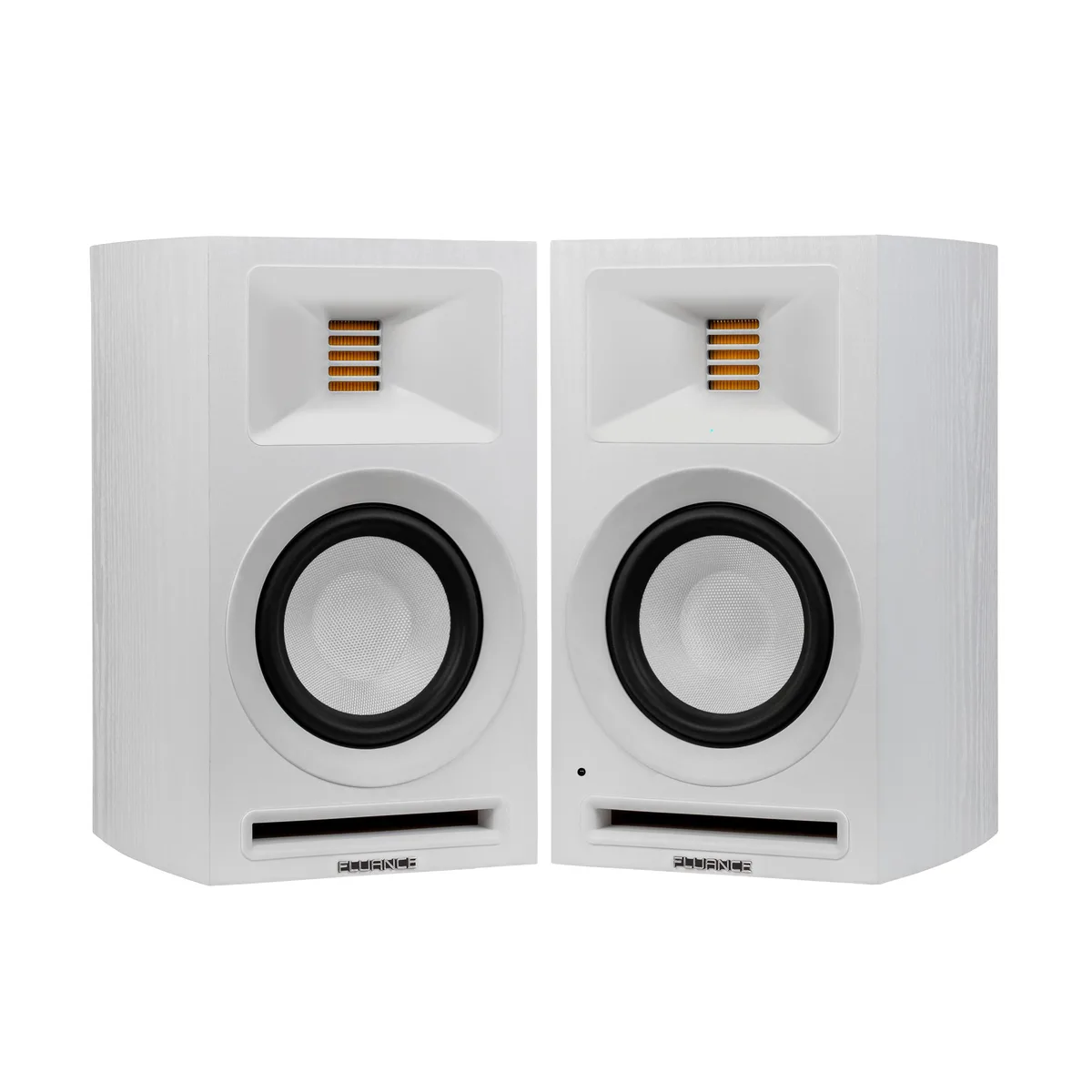 Fluance Fluance Ri71 120W Powered Bookshelf Speakers White Ash — product photo
