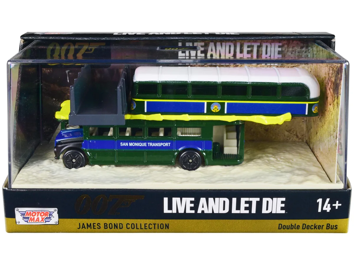 MOTORMAX MOTORMAX Double Decker Bus "San Monique Transport" 007 4.75 in — product photo
