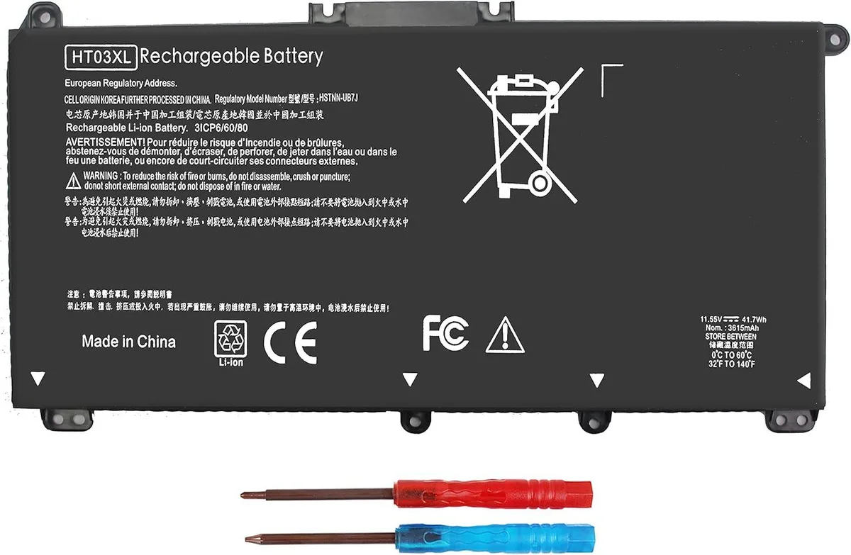 TAURKENAM TAURKENAM HT03XL 41.9Wh laptop battery — product photo