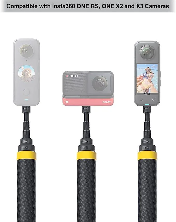 Insta360 Insta360 Extended Edition Selfie Stick 3m 9.8ft Carbon Fiber 365g — product photo