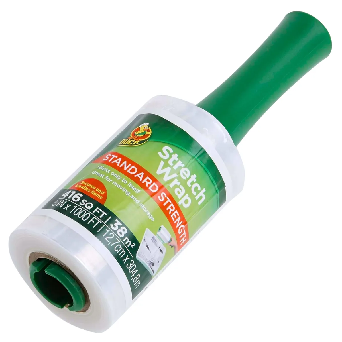  Duck Brand Stretch Wrap 5 in x 1000 ft Clear 1 Pack White 285849 — product photo