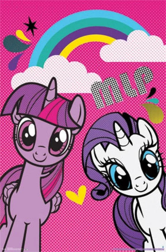 Mlp Smile poster print 24 x 36 inches on heavy stock paper
