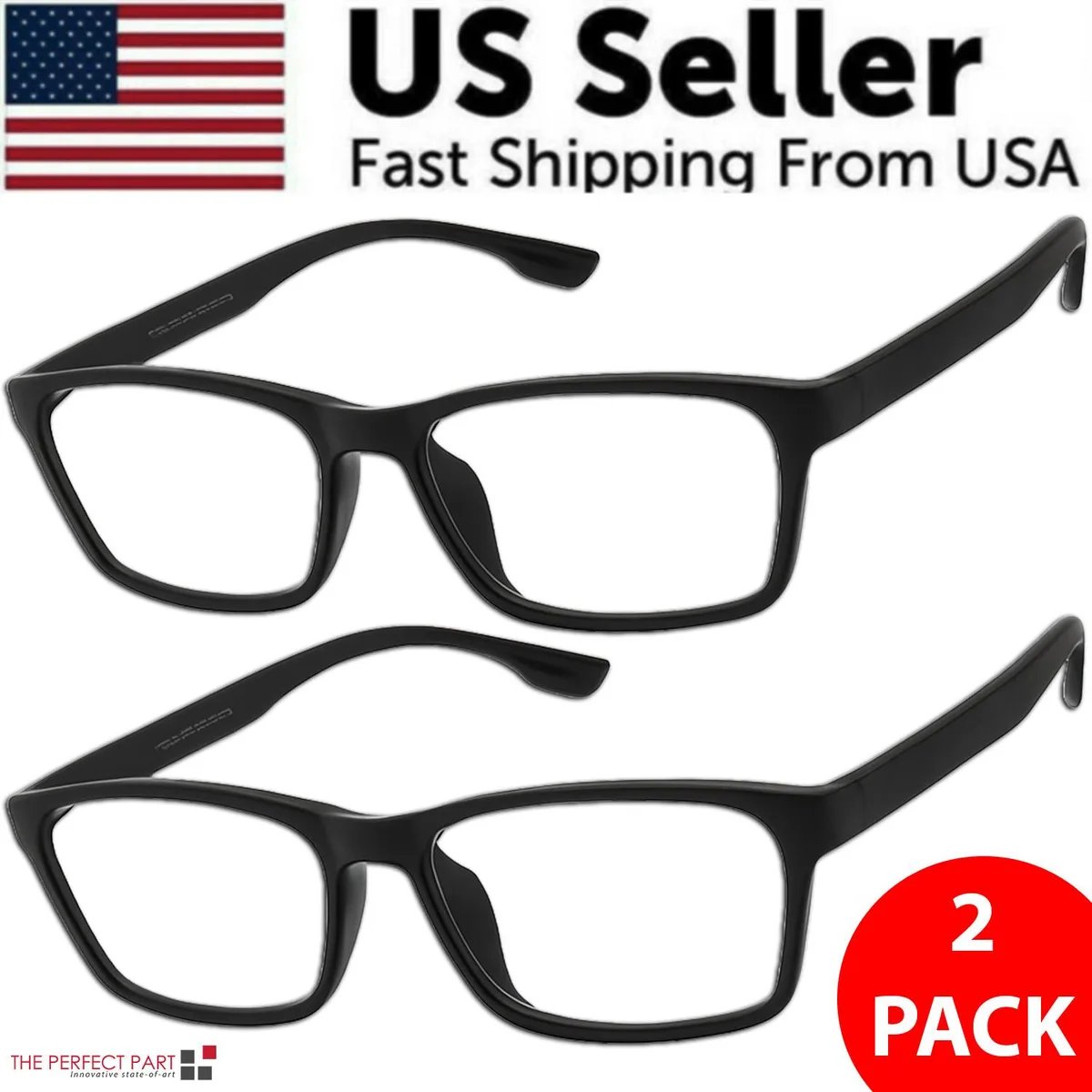 The Perfect Part The Perfect Part Reading Glasses +1.50 2 Pack 140mm Temples — product photo