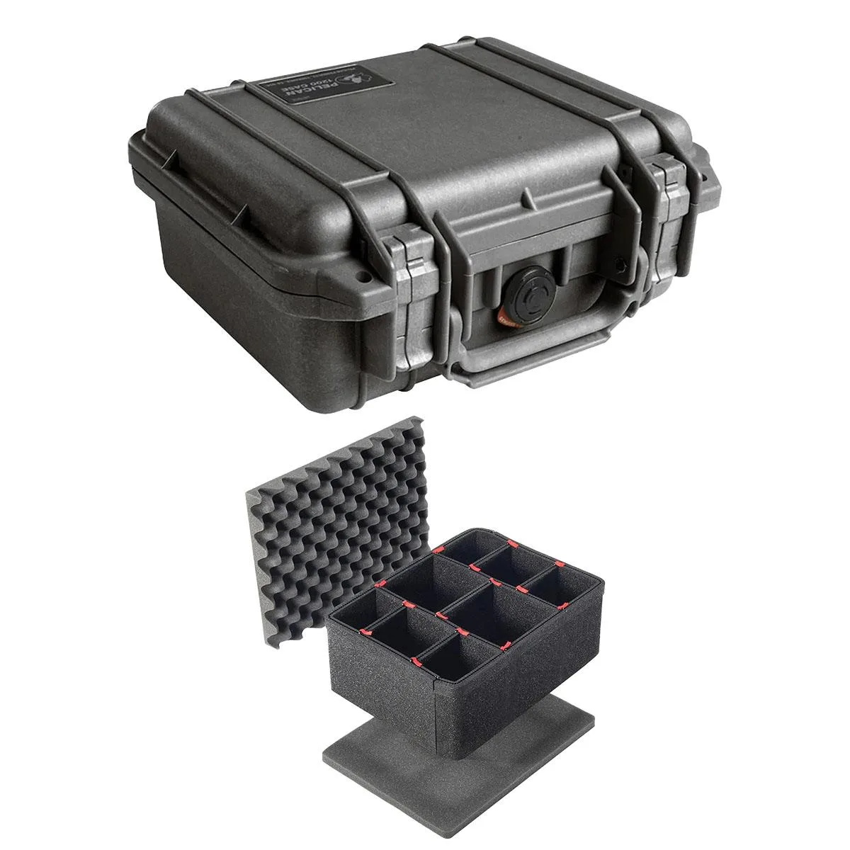 Pelican Products, Inc. Pelican 1200 Watertight Mini-S Hard Case with Trekpak Divider Set — product photo