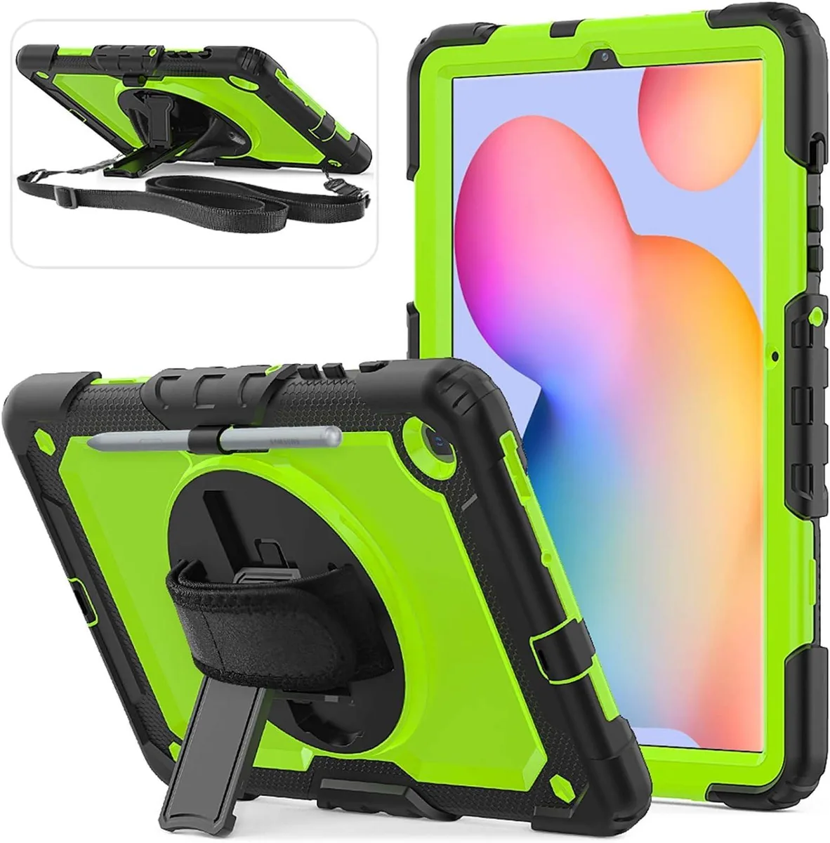 BONAEVER BONAEVER Samsung Galaxy Tab S6 Lite 10.4 inch Case Green — product photo