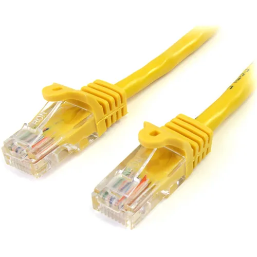 STARTECH STARTECH 45PATCH3YL Cat5e network ethernet cable 3 ft yellow — product photo