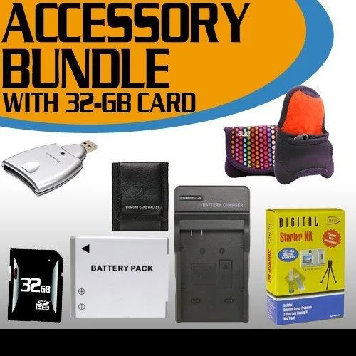 Canon Canon SD1300IS Accessory Saver Bundle 32GB camera kit — product photo