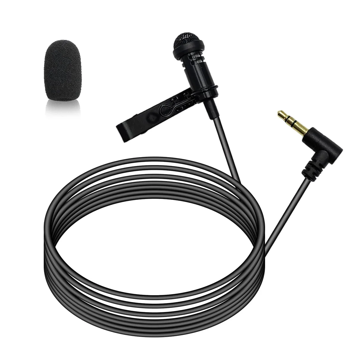 SPTSSWET Lavalier Microphone 161 1.5 m 3.5 mm Jack Black — product photo