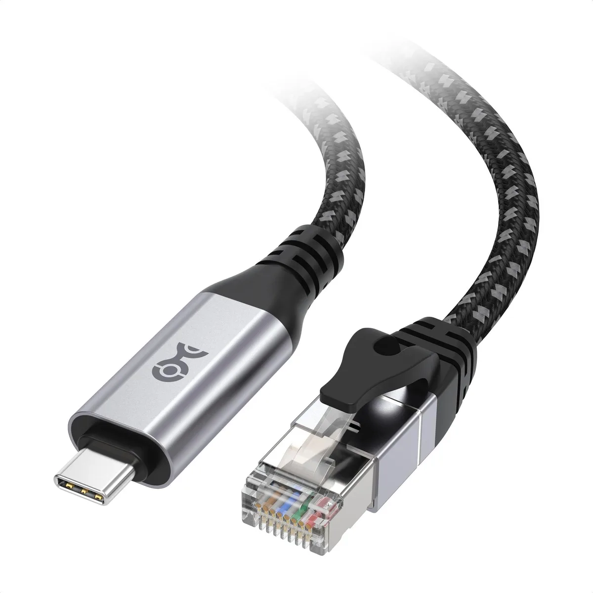Cable Matters USB-C to RJ45 Cat 6 Ethernet Cable 10ft Braided — product photo