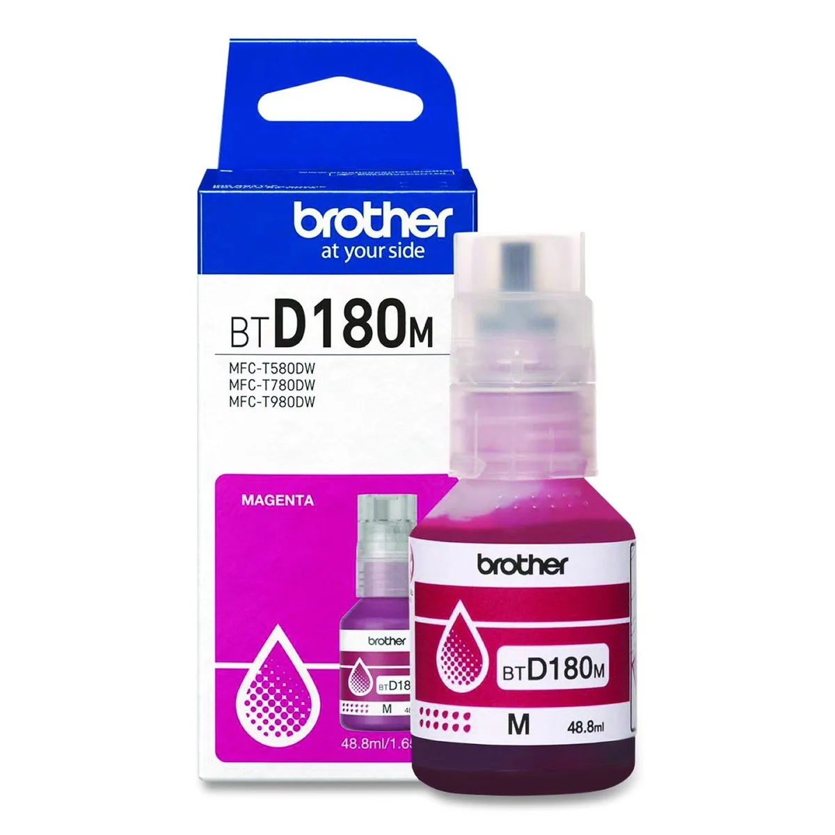 Brother Brother BTD180M High Yield Magenta Ink Bottle — product photo