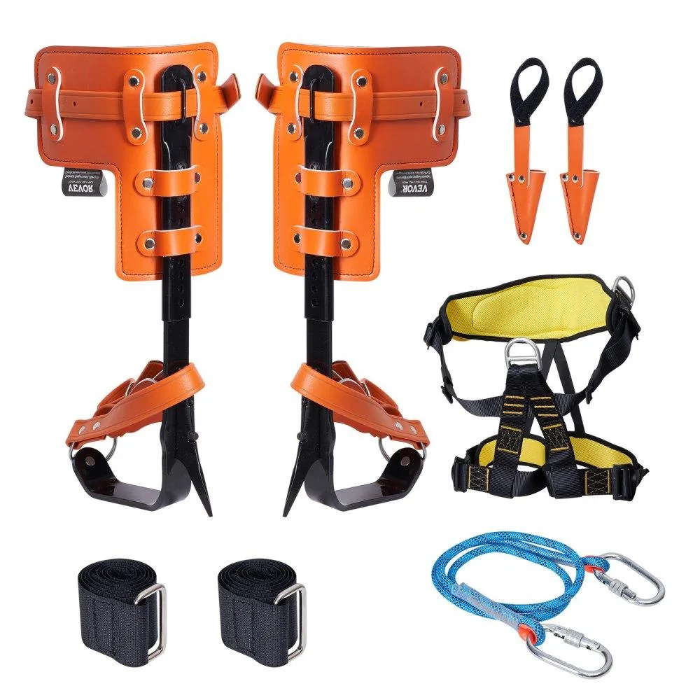 VEVOR VEVOR Tree Climbing Spikes Set Orange 350 lbs — product photo