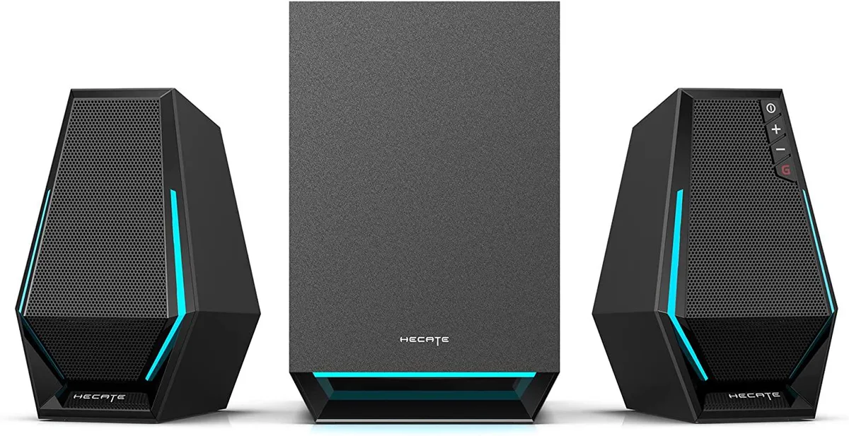 Edifier Edifier G1500 MAX 2.1 Speaker System, Subwoofer, RGB, Bluetooth 5.3, Black — product photo