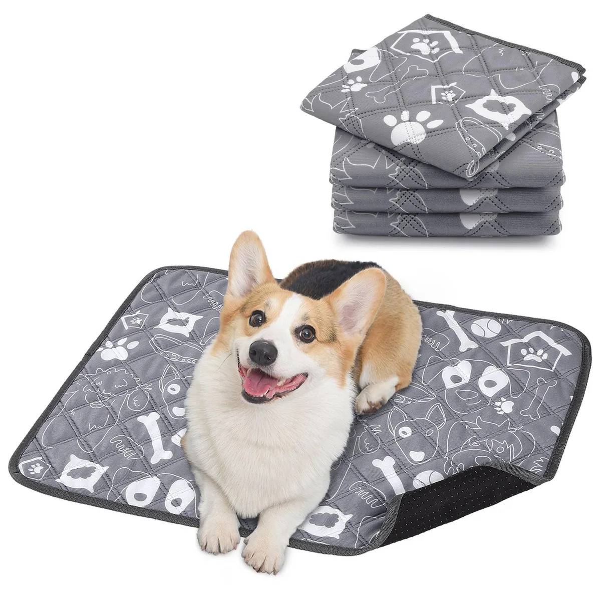 Ownpets Ownpets PET0195 Washable Pee Pads 4 Pack 45x60cm Grey — product photo