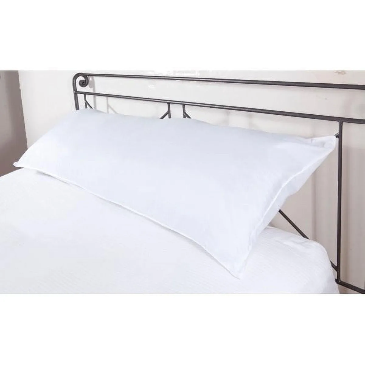 None Continuous None Continuous Mainstays Body Pillow 20x54 White Microfiber Hypoallergenic — product photo