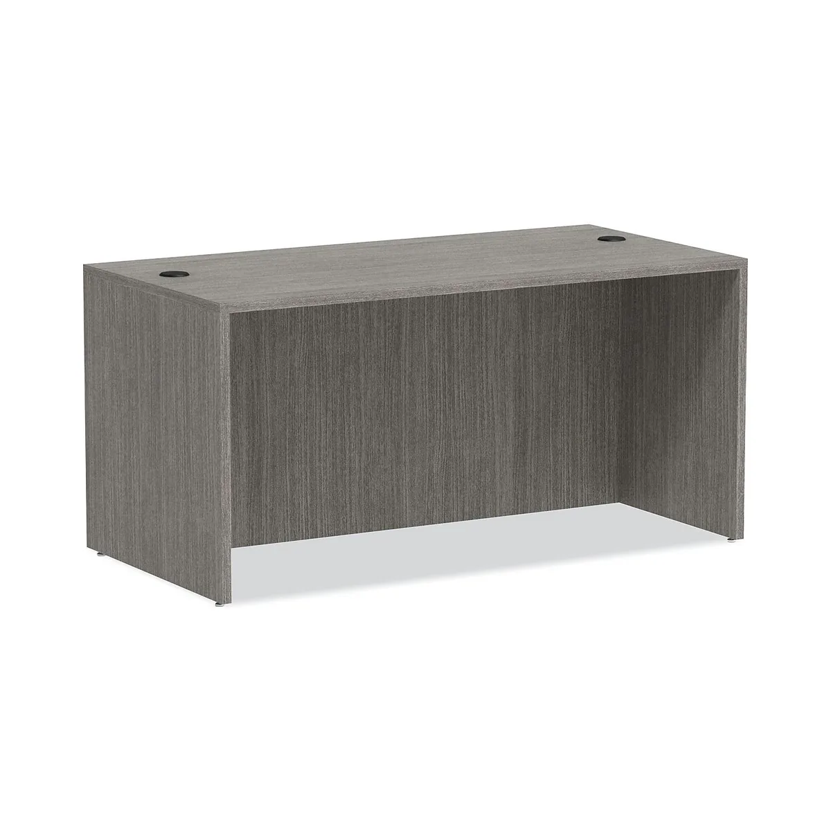 Alera Alera ALEVA216030GY Straight Front Desk Shell 59.13" x 29.5" x 29.63" Gray office furniture — product photo