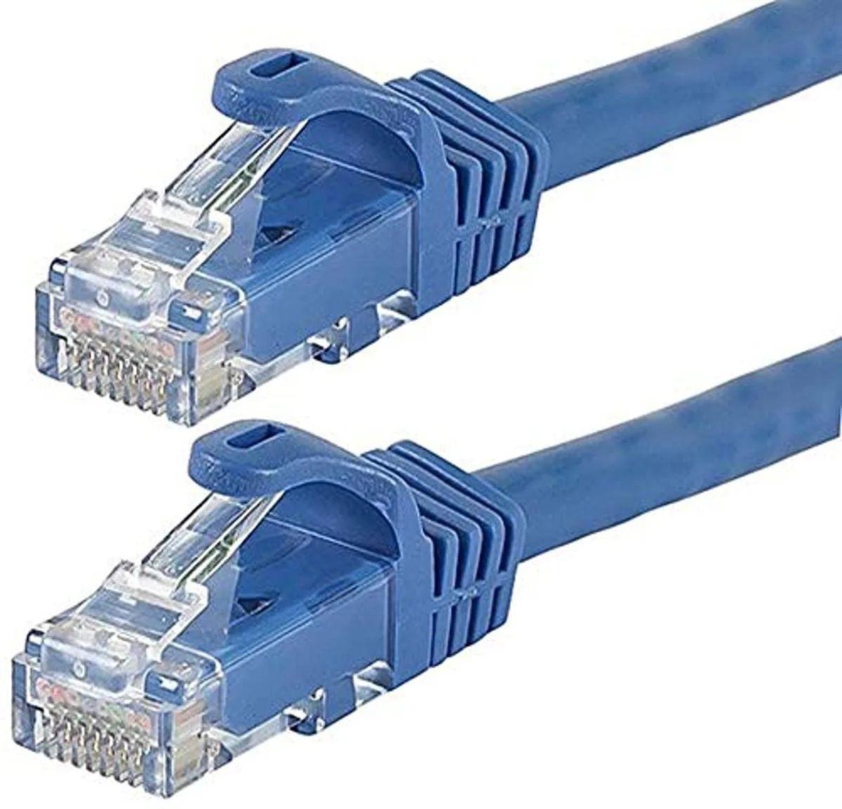  Monoprice Cat6 0.5ft Blue Ethernet Cable 12-Pack 550MHz — product photo