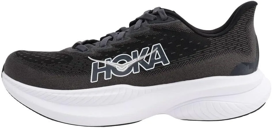 HOKA HOKA Mach 6 Running Shoe Black/White Size 9 — product photo