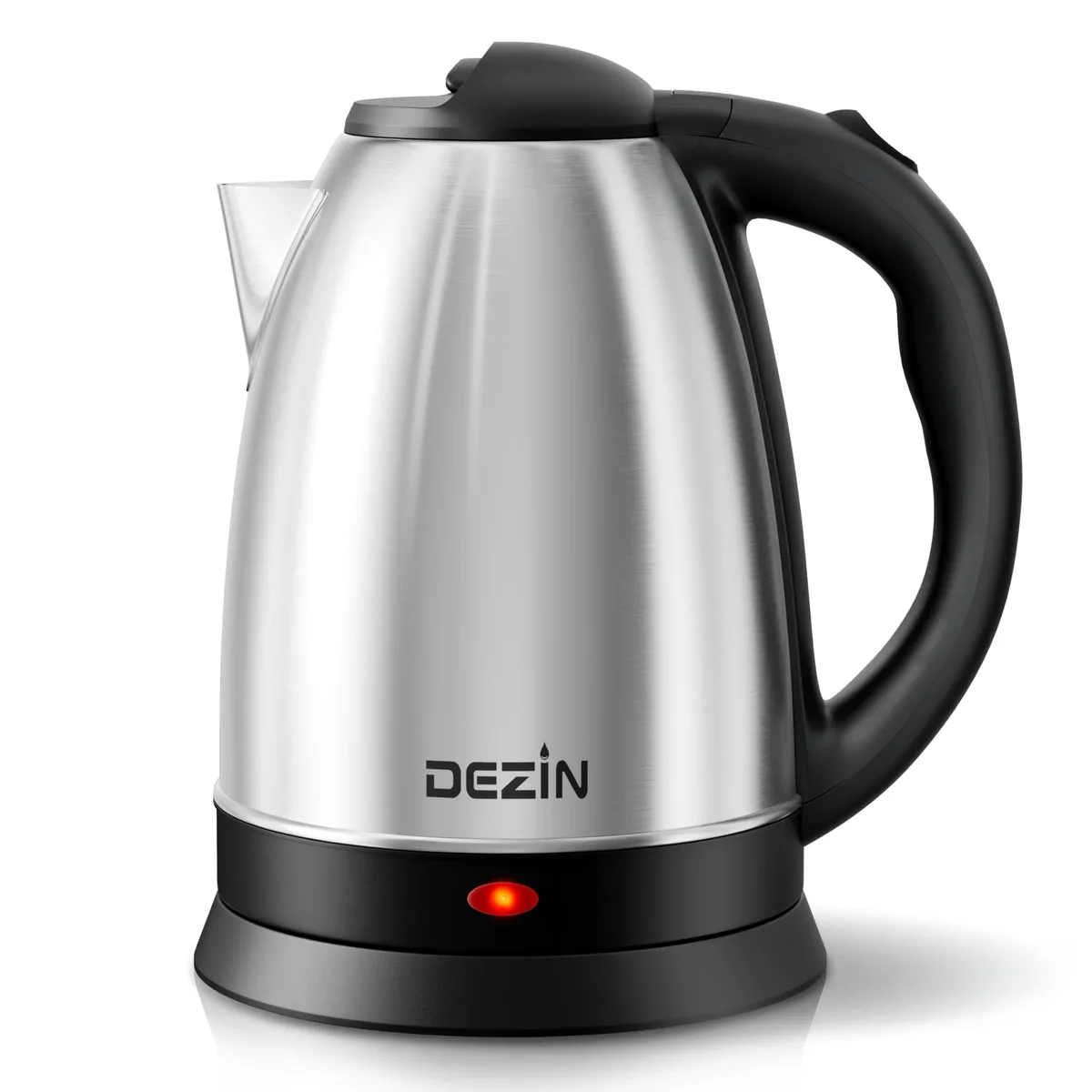  Dezin GLH-200A 2L Electric Kettle Black Silver — product photo