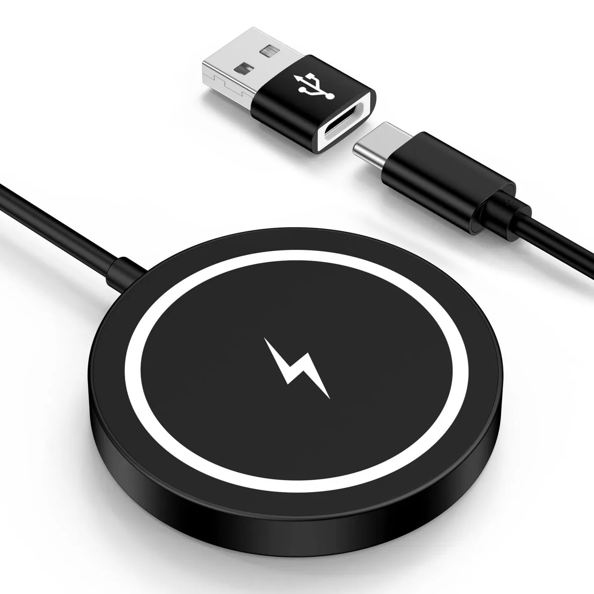 No Sew No Sew 15W Magnetic Wireless Charger CWD-V079 Black — product photo