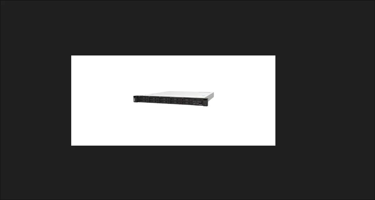 Lenovo Lenovo ThinkSystem SR250 V2 1U rack server Xeon E-2336 16GB DDR5 7D7QA021NA — product photo