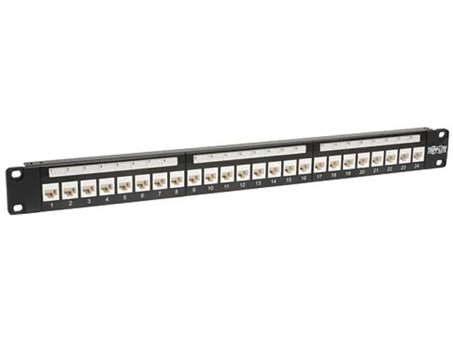 Tripp Lite Tripp Lite N250-024-LP 24-Port Cat6 Wallmount Patch Panel 1U — product photo